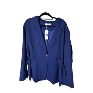 NWT Agnes Orinda Royal Blue Blazer - Size 4X